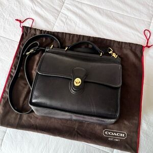 vintage coach crossbody/messenger bag
